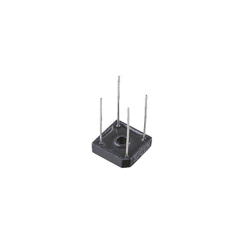 100 pcs - Vishay Bridge Rectifier, 6A, 600V, 4-Pin