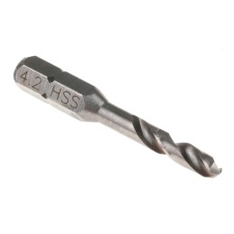 1 pcs - RS PRO HSS Twist Drill Bit, 4.2mm Diameter