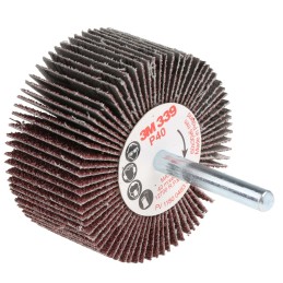 1 pcs - 3M Aluminium Oxide Flap Wheel, 60mm Diameter, P40 Grit