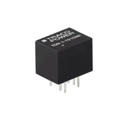 1 pcs - TRACOPOWER TDN 1WI DC-DC Converter, ±12V dc/ ±45mA Output, 9 - 36 V dc Input, 1W, Through Hole, +90°C Max Temp