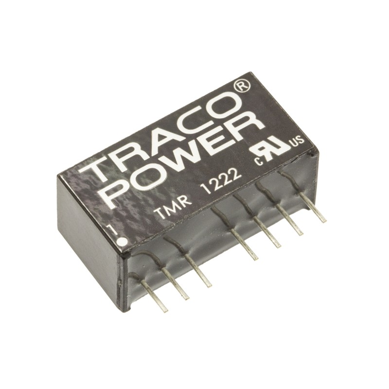 1 pcs - TRACOPOWER TMR 2 DC-DC Converter, ±12V dc/ ±85mA Output, 9 - 18 V dc Input, 2W, Through Hole, +85°C Max Temp