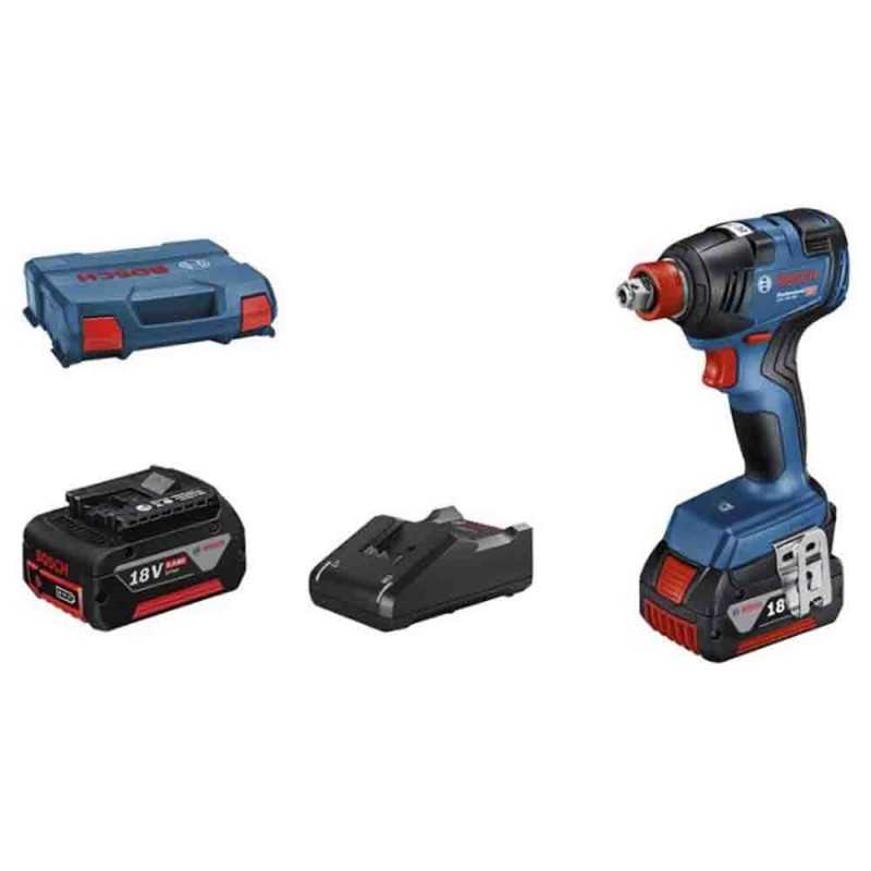 1 pcs - Bosch 1/4 in 18V, 5Ah Cordless Impact Driver