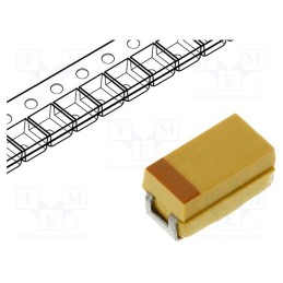 1 pcs x KYOCERA AVX - TPSE227K010R0050 - Capacitor: tantalum, low ESR, 220uF, 10VDC, SMD, E, 2917, ±10%, 50mΩ