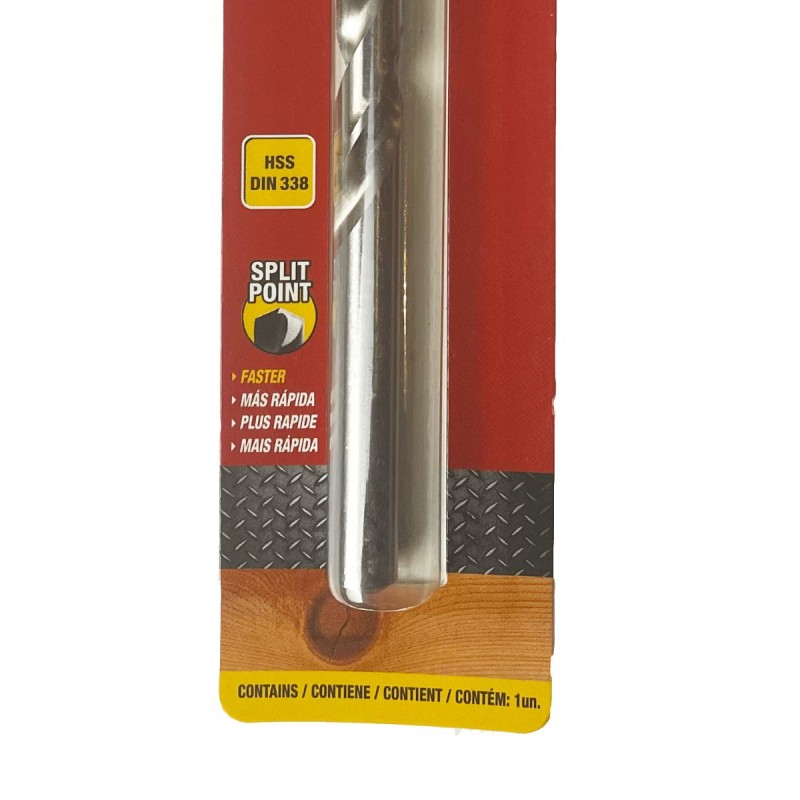 1 pcs - Starrett KBAR Series HSS Twist Drill Bit, 9mm Diameter, 125 mm Overall