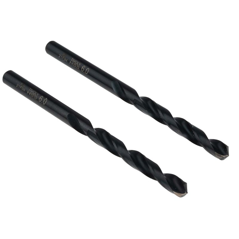 1 pcs - Tivoly HSS Twist Drill Bit, 6mm Diameter