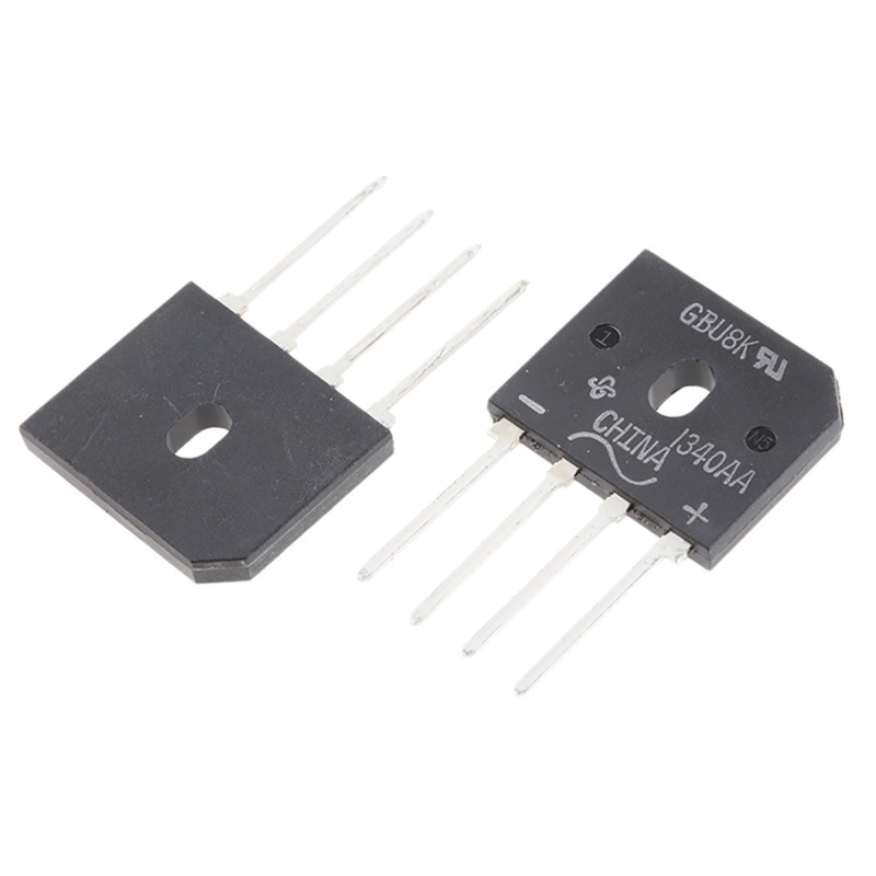 250 pcs - Vishay Bridge Rectifier, 8A, 800V, 4-Pin
