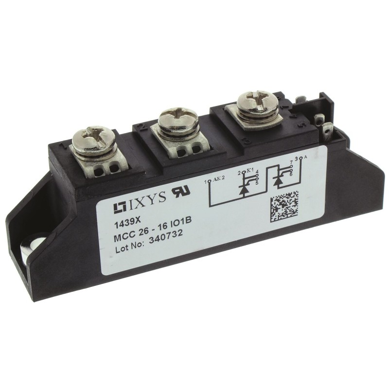 36 pcs - IXYS MCC26-16IO1B, Dual Thyristor Module 1600V, 32A 100mA