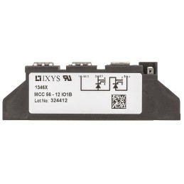 36 pcs - IXYS MCC56-12IO1B, Dual Thyristor Module 1200V, 64A 100mA
