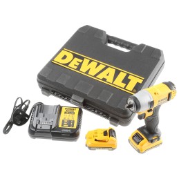 1 pcs - DeWALT 3/8 in 10.8V, 2Ah Cordless Impact Wrench, UK Plug
