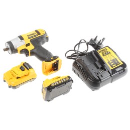 1 pcs - DeWALT 3/8 in 10.8V, 2Ah Cordless Impact Wrench, UK Plug