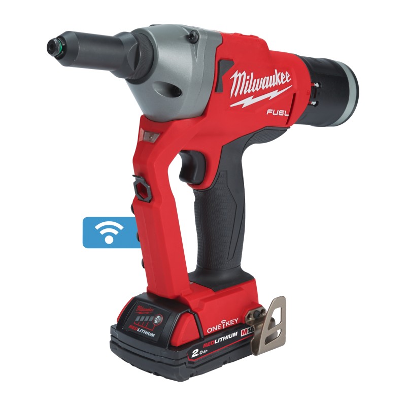 1 pcs - Milwaukee M18ONEFPRT-202X Cordless 7 mm Rivet Gun