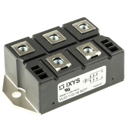 5 pcs - IXYS Bridge Rectifier Module, 127A, 1600V, 3-phase, 5-Pin