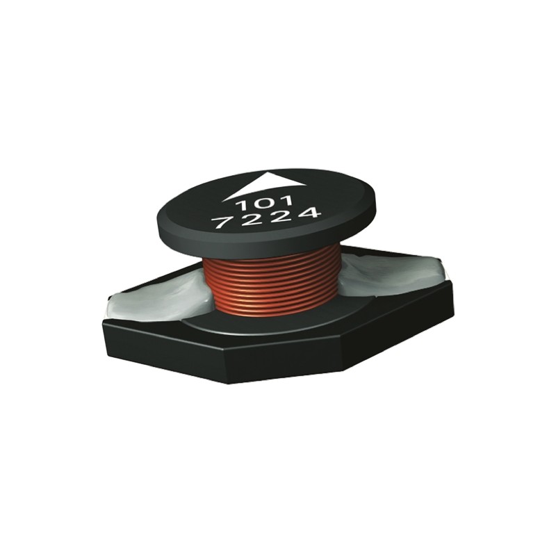 750 pcs - EPCOS, B82476A1, SMD Wire-wound SMD Inductor with a Ferrite Core, 100 μH ±20% Wire-Wound 1.3A Idc