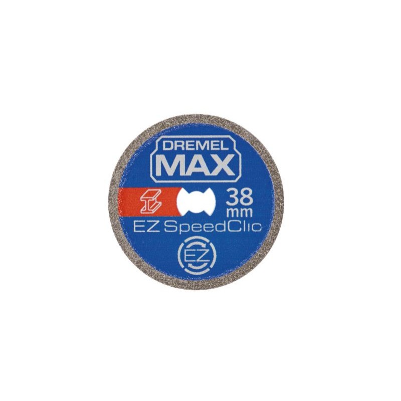 1 pcs - Bosch Dremel Max Cubic Boron Nitride Cutting Disc, 38mm x 1mm Thick, SC456DM, 1 in pack