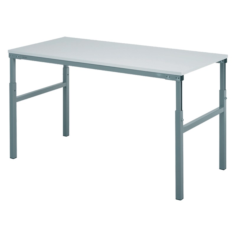 1 pcs - RS PRO Workbench, 300kg Max Load, Adjustable Height, 650 - 900mm x 1800mm x 700mm