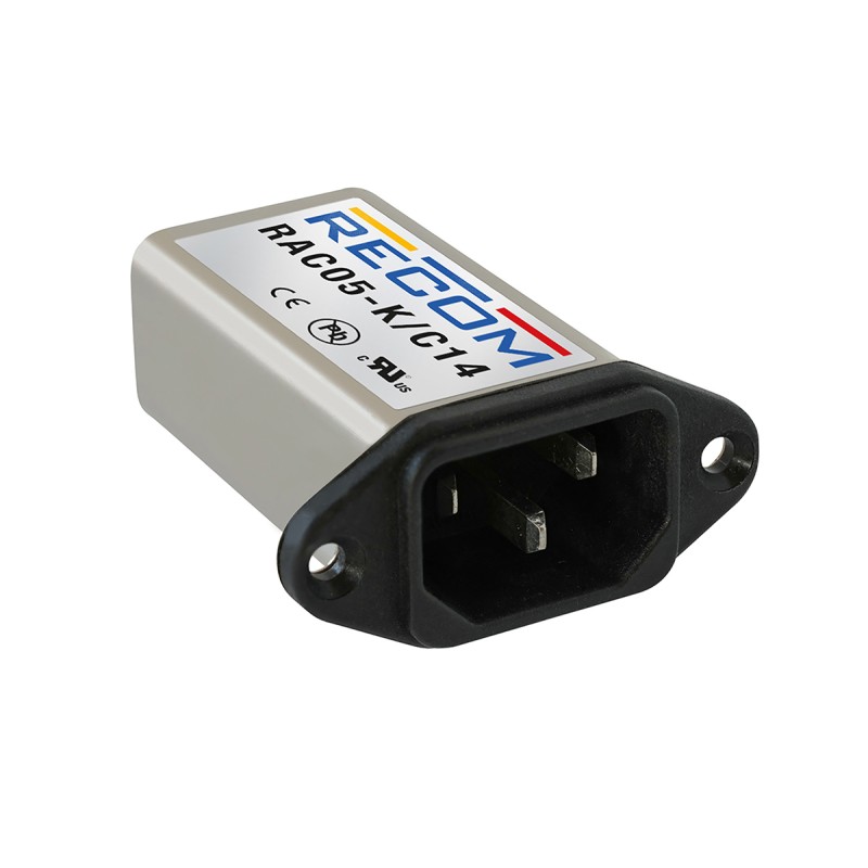 1 pcs - Recom Switching Power Supply, RAC05-3.3SK/C14, 3.3V dc, 1.51A, 5W, 1 Output, 85 - 264V ac Input Voltage