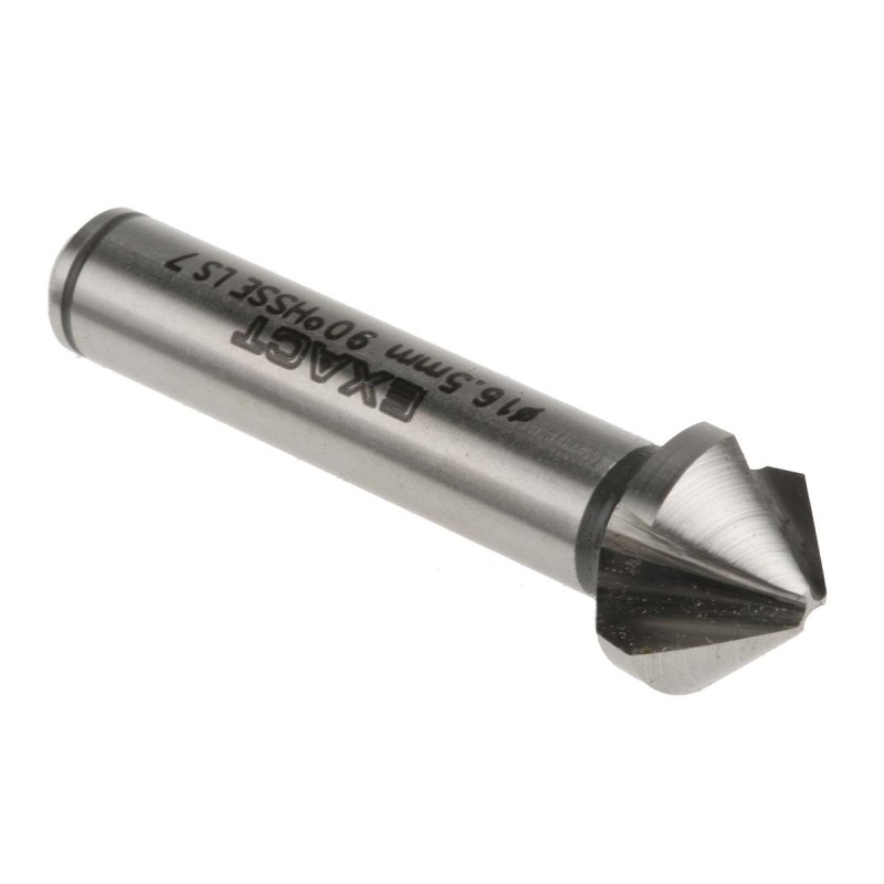 1 pcs - EXACT HSS-E Drill Bit, 16.5mm Head, 3 Flute(s), 90°, 1 Piece(s)