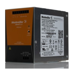 1 pcs - Weidmuller PRO MAX Power DIN Rail Power Supply, 85 - 277V ac ac, dc Input, 24V dc dc Output, 20A Output, 480W