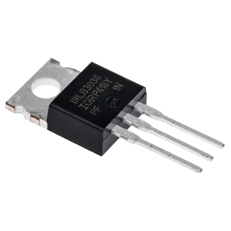 2 pcs - N-Channel MOSFET, 270 A, 60 V, 3-Pin TO-220AB Infineon IRLB3036PBF