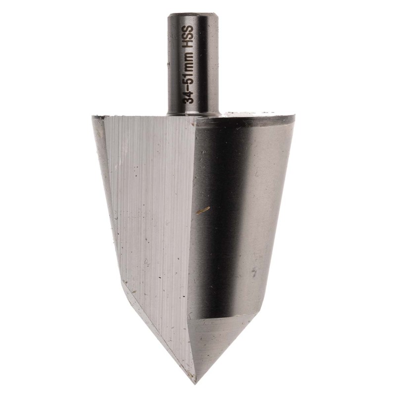 1 pcs - RS PRO HSS Cone Cutter 34mm x 51mm