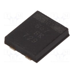 1 pcs x KEMET - T523J687M006APE070 - Capacitor: tantalum-polymer, low ESR, 680uF, 6.3VDC, J, 2924, SMD