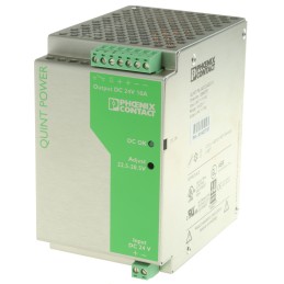 1 pcs - Phoenix Contact QUINT DC-DC Converter, 24V dc/ 10A Output, 18 - 32 V dc Input, 240W, DIN Rail Mount, +70°C Max