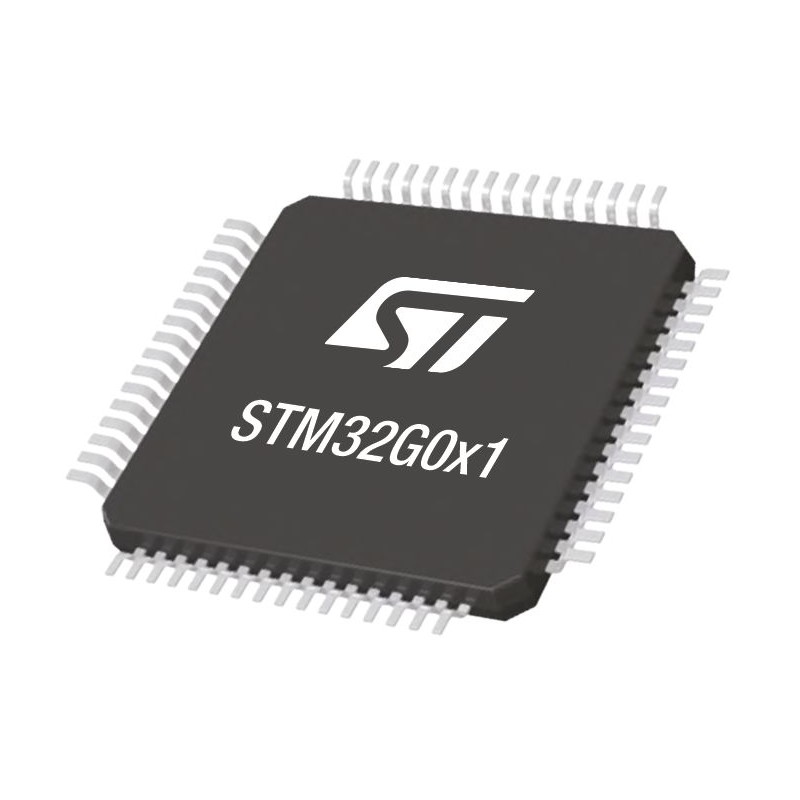 2 pcs - STMicroelectronics STM32G0B1RET6, 32bit ARM Cortex M0+ Microcontroller, STM32G0, 64MHz, 512 kB Flash, 64-Pin LQFP