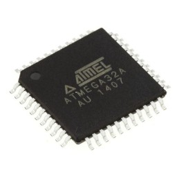 2 pcs - Microchip ATMEGA32A-AU, 8bit AVR Microcontroller, ATmega, 16MHz, 32 kB Flash, 44-Pin TQFP
