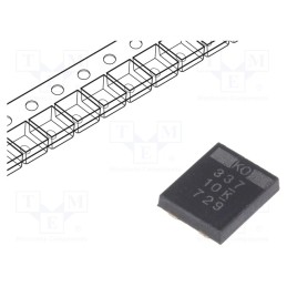 1 pcs x KEMET - T523J337M010APE070 - Capacitor: tantalum-polymer, low ESR, 330uF, 10VDC, J, 2924, SMD