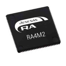 2 pcs - Renesas Electronics R7FA4M2AD3CFPAA0, 32bit ARM Cortex M33 Microcontroller MCU, RA4M2, 100MHz, 512 KB Flash, 100-Pin