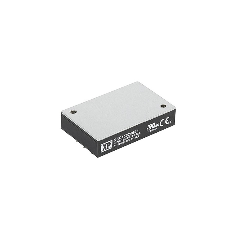 1 pcs - XP Power QSC150 DC-DC Converter, 24V dc/ 6.3A Output, 18 - 75 V dc Input, 150W, PCB Mount, +105°C Max Temp -40°C