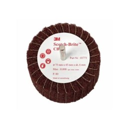 1 pcs - 3M Circular Abrasive Brush, 75mm Diameter
