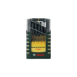 1 pcs - Bosch 19-Piece Twist Drill Bit Set for Metal, 10mm Max, 1mm Min, HSS-R Bits