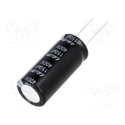 1 pcs x Elite - PF2G151MNN1840 - Capacitor: electrolytic, THT, 150uF, 400VDC, Ø18x40mm, Pitch: 7.5mm
