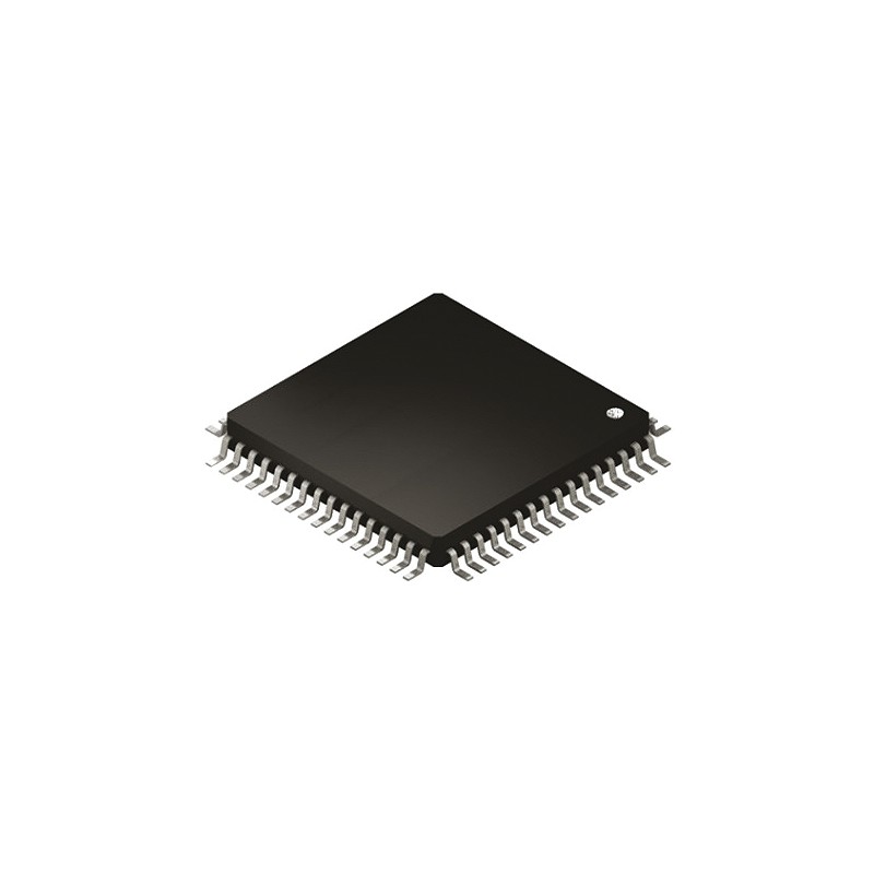 2 pcs - Renesas Electronics R5F10WLEAFB30, 16bit RL78 Microcontroller, RL78, 24MHz, 64 kB Flash, 64-Pin LQFP