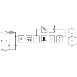 1 pcs - Phoenix Contact TRIO-PS/1AC/48DC/5 Switch Mode DIN Rail Power Supply, 85 - 264V ac ac Input, 48V dc dc Output,