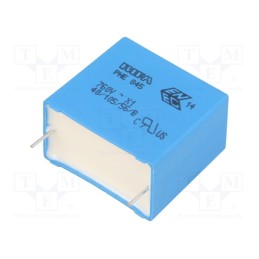 1 pcs x KEMET - PHE845VF6330MR06L2 - Capacitor: polypropylene, 330nF, 31.5x19x29mm, THT, ±20%, 27.5mm