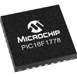 2 pcs - Microchip PIC16F1778-E/MX 8 bit MCU Microcontroller MCU, PIC16, 25-Pin MX
