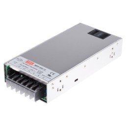 1 pcs - MEAN WELL Switching Power Supply, MSP-450-12, 12V dc, 37.5A, 450W, 1 Output, 120 - 370 V dc, 85 - 264 V