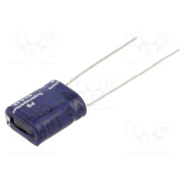 1 pcs x EATON ELECTRONICS - PB-5R0H104-R - Supercapacitor, THT, 100mF, 5VDC, -20÷80%, 11.3x6x13mm, 4Ω, 3uA