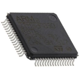 2 pcs - STMicroelectronics STM32F072RBT6, 32bit ARM Cortex M0 Microcontroller, STM32F0, 48MHz, 64 kB, 128 kB Flash, 64-Pin LQFP