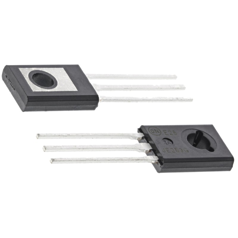 10 pcs - onsemi MJE253G PNP Transistor, -4 A, -100 V, 3-Pin TO-225