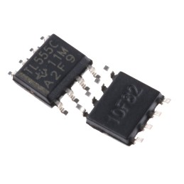 10 pcs - Texas Instruments TLC555CDR, Timer Circuit 2MHz, 8-Pin SOIC