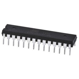 2 pcs - Microchip ATMEGA328P-PU, 8bit AVR Microcontroller, ATmega, 20MHz, 32 kB Flash, 28-Pin PDIP