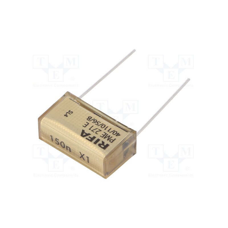 1 pcs x KEMET - PME271E615KR30 - Capacitor: paper, X1, 150nF, 300VAC, 25.4mm, ±10%, THT, PME271E
