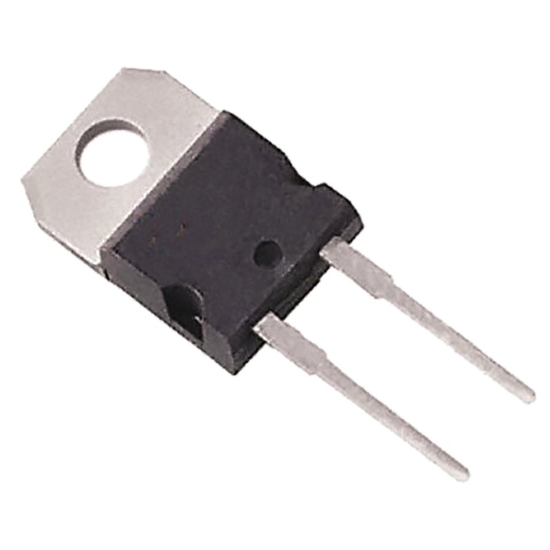 2 pcs - STMicroelectronics 650V 12A, SiC Schottky Diode, 2-Pin TO-220AC STPSC12065DY