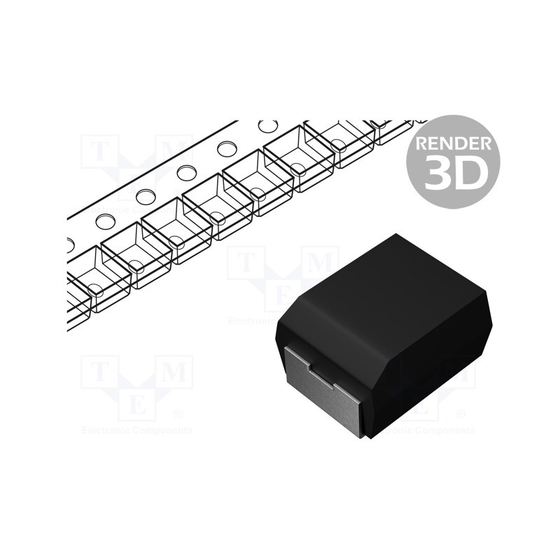 1 pcs x KEMET - T599B476M004ATE070 - Capacitor: tantalum-polymer, low ESR, 47uF, 4VDC, 1311, ESR: 70mΩ
