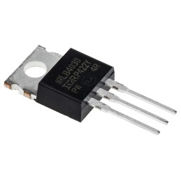 2 pcs - N-Channel MOSFET, 180 A, 100 V, 3-Pin TO-220AB Infineon IRLB4030PBF