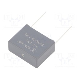 1 pcs x KEMET - R71PR447050H6K - Capacitor: polypropylene, 4.7uF, 32x25x13mm, THT, ±10%, 27.5mm