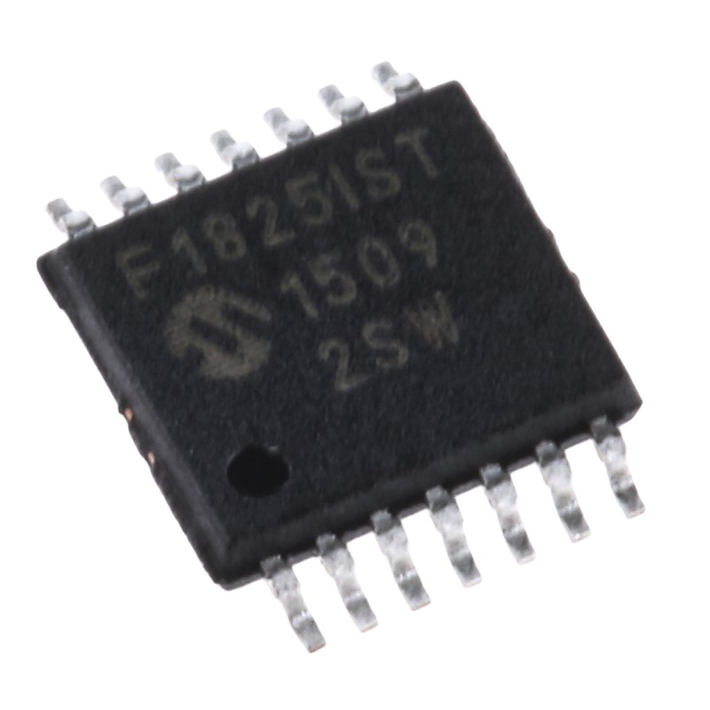 2 pcs - Microchip PIC16F1825-I/ST , 8bit PIC Microcontroller, PIC16F, 32MHz, 14 kB Flash, 14-Pin TSSOP
